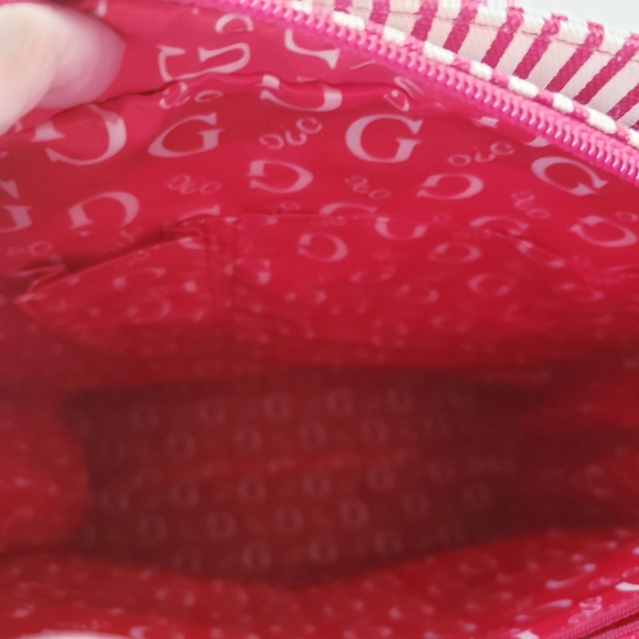 Vintage Guess Red and White Striped Tote Bag - Picture 10 of 16
